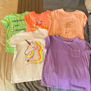 Girls size 7/8 bundle of 5 shirts